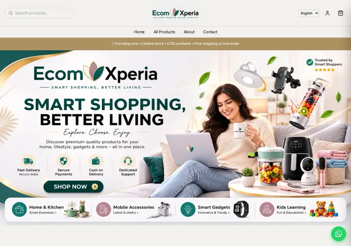 EcomXperia — live online store built on HOD Media